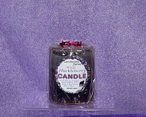 Handmade Huckleberry Candles Crafted by Larchwood Farms