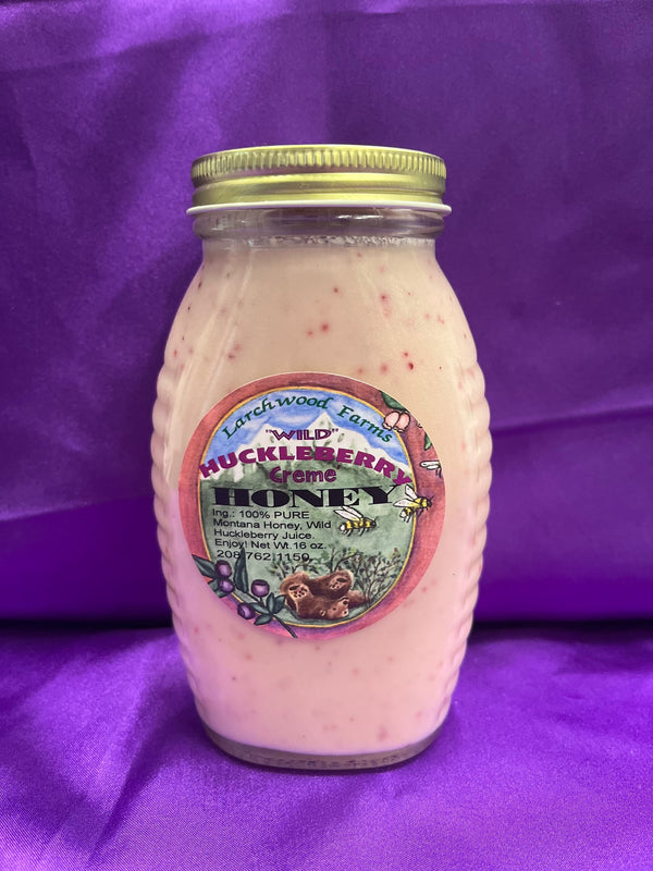 Creme Huckleberry Honey Crafted by Larchwood Farms