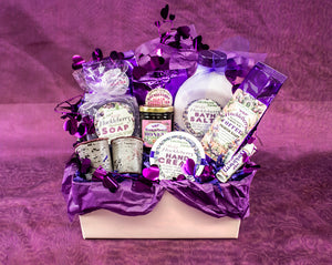 Hucklberry spa heaven for the hucklberry lover - handmade and beautifully arranged. 