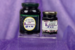 All Fruit, Wild Harvested, Huckleberry Jam - NO Sugar Added