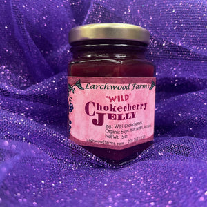 Wild Chokecherry Jelly natural sugar - evaporated cane juice