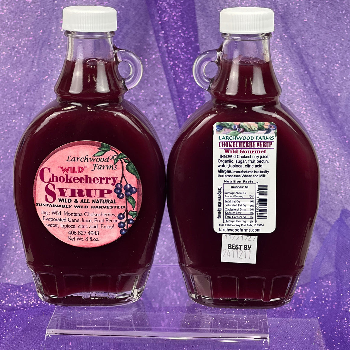 Wild Chokecherry Syrup