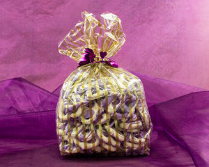 Absolutely Divine Chocolate Covered Pretzels with Huckleberry Drizzle in a Beautiful Gift Bag
