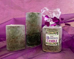Delightfully natural huckleberry bliss candles