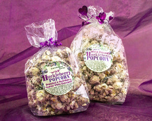 Huckleberry Delicacy! Larchwood Farms Huckleberry Chocolate Drizzle Butter Popcorn is a flavor experience your tastebuds will thank you for!