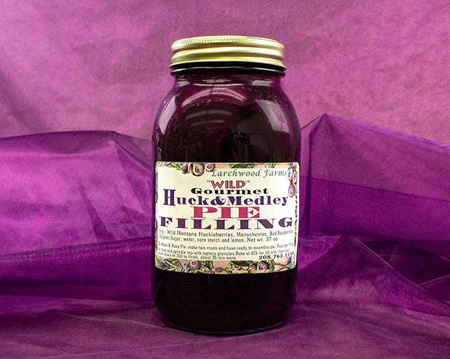 Huckleberry Pie in a Jar - Grace it with your best crust for the best dessert ever!