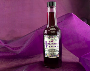 Hand crafted huckleberry vinegar for the best vinaigrettes and marinades